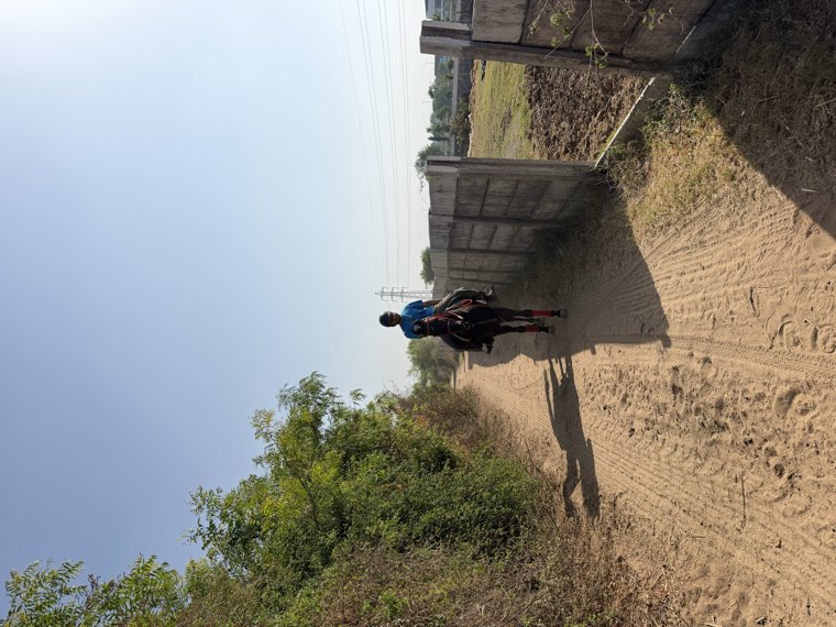 Rider on the trail at Bliss Horse Riding Club